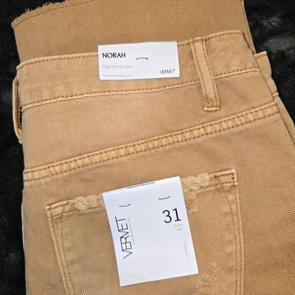 VERVET Norah High-Rise Straight Sz. 31 - Picture 7 of 9